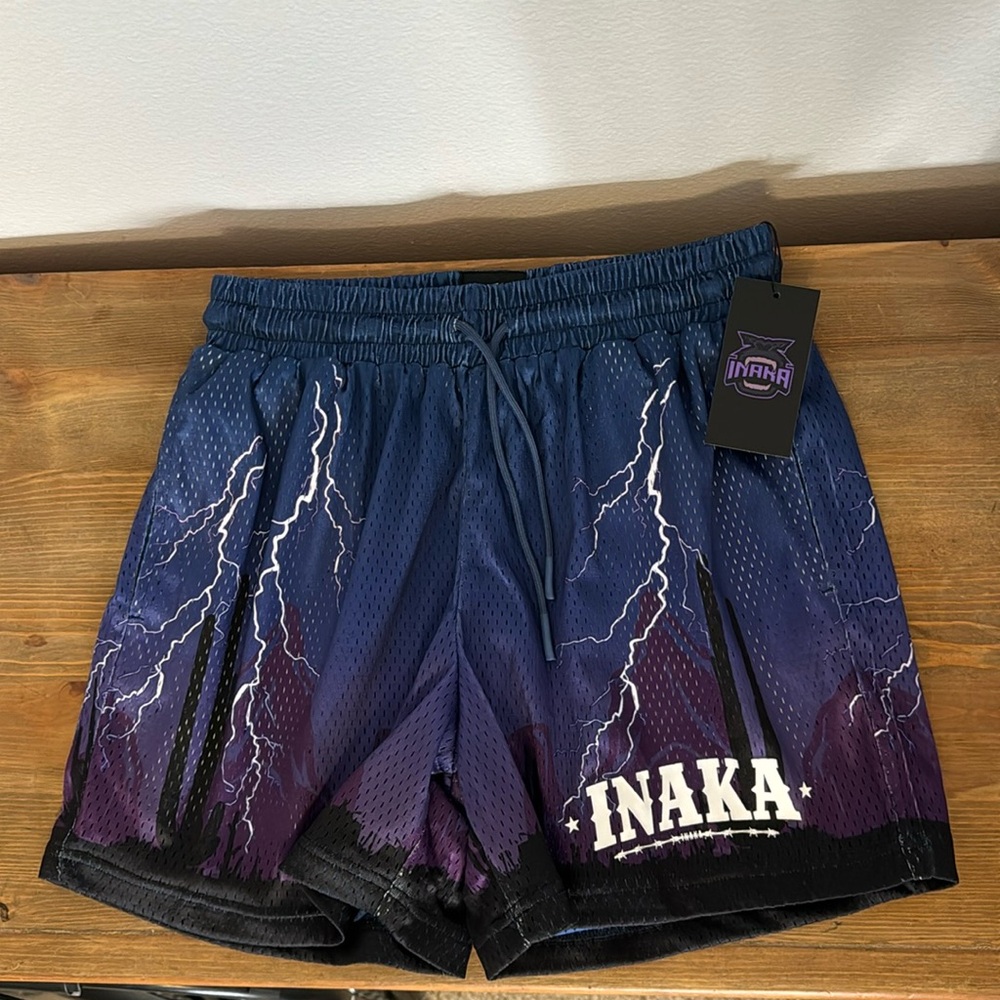 Brand New Inaka Power Basic Short - Blue Lightning